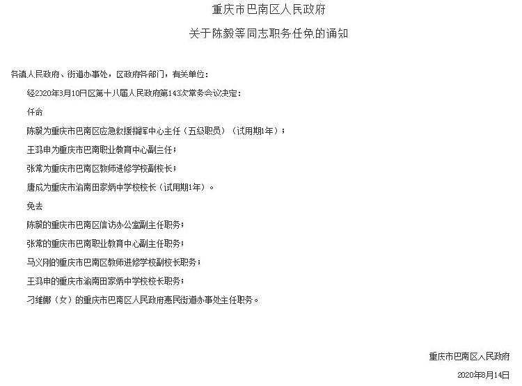 巴南區教育局人事調整重塑教育格局，開啟未來教育新篇章