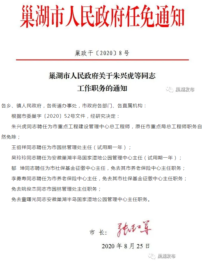 巢湖市國家稅務局人事任命啟動，稅務事業邁入新篇章