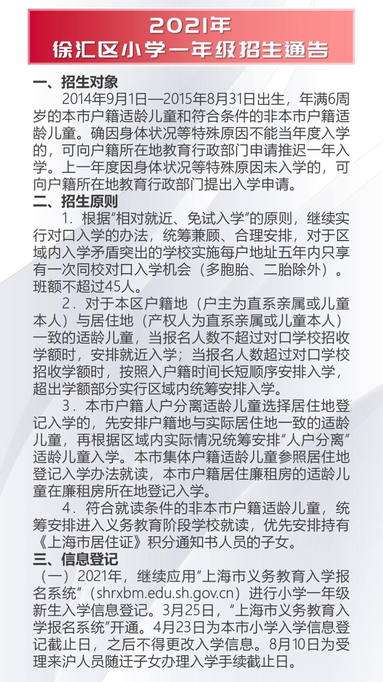 徐匯區小學最新招聘啟事概覽