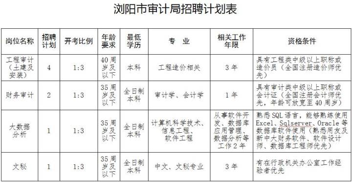 汨羅市審計局招聘公告及詳細信息解析