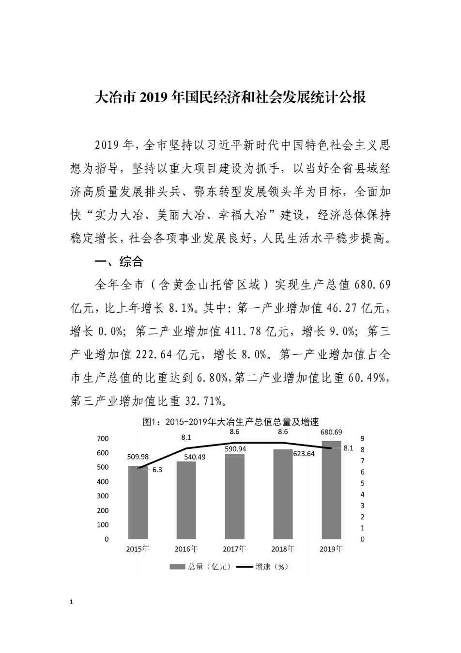 大冶市統計局最新發展規劃