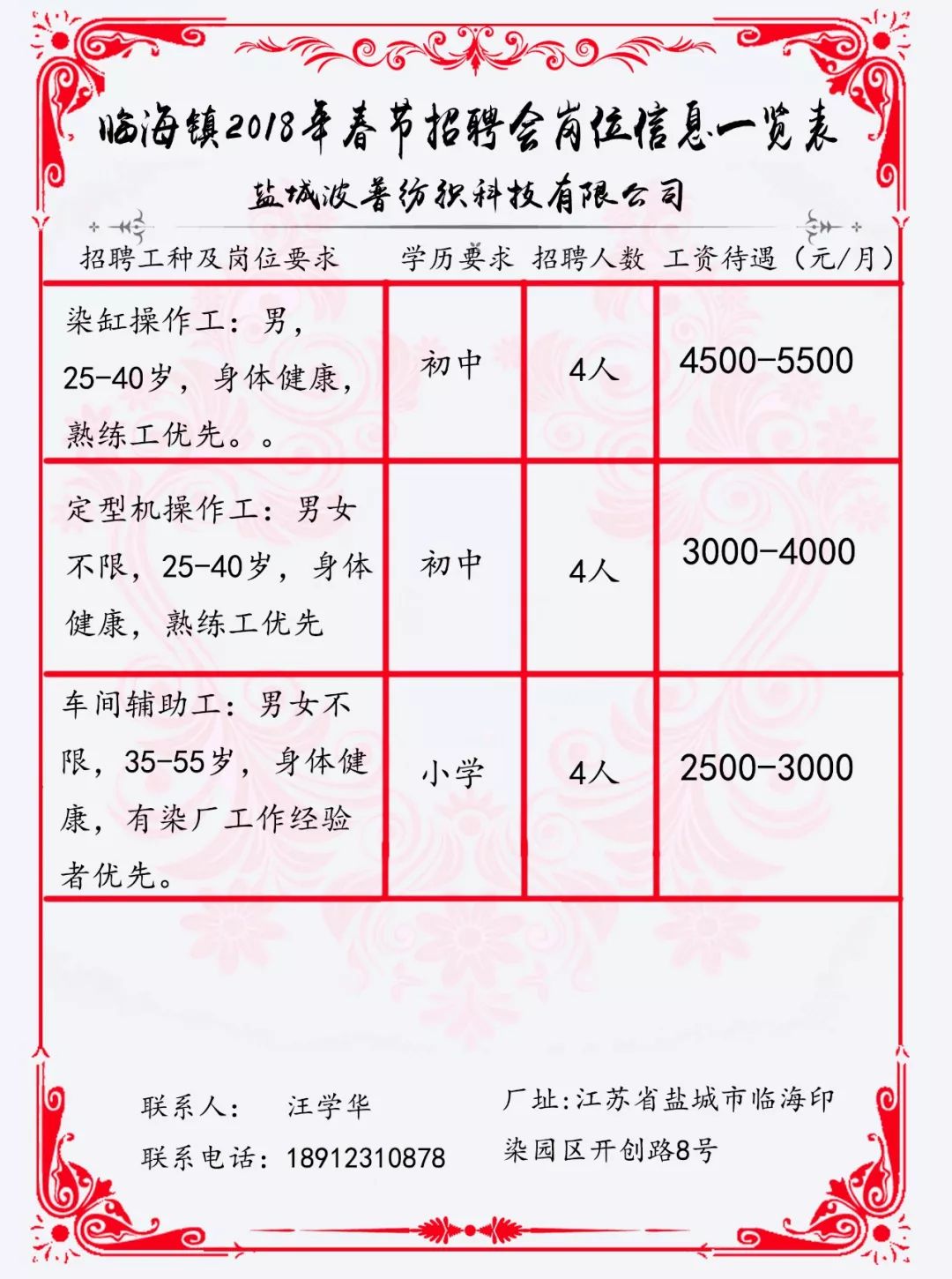 桃城鎮最新招聘信息匯總