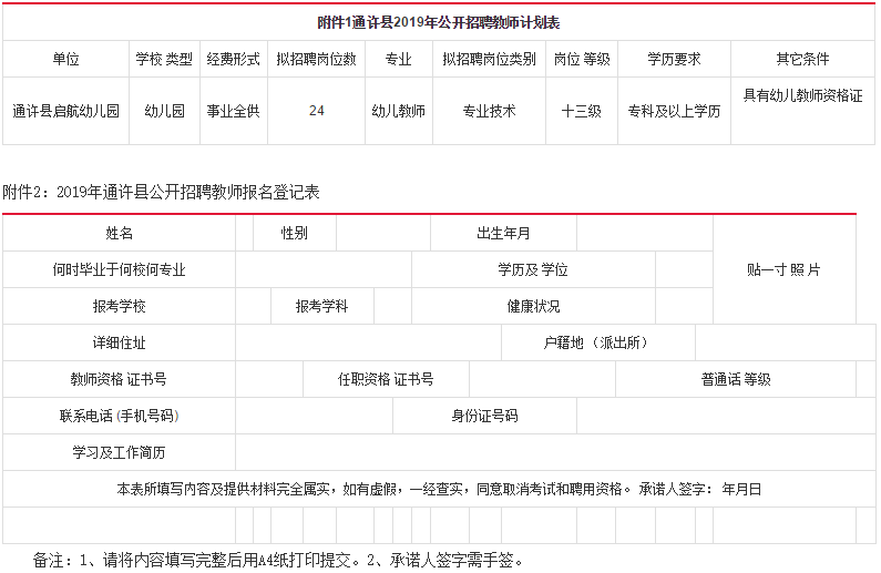 通許縣人力資源和社會保障局最新招聘啟事